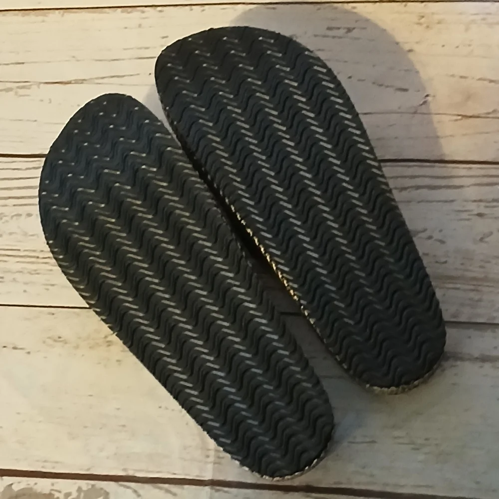 No Boundaries Women's Platform Comfort Footbed Sandals Black Size 11